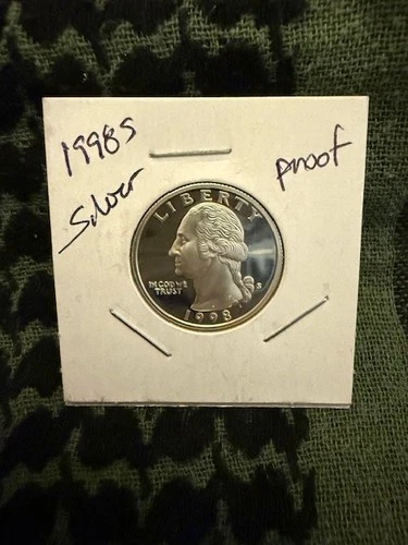 1998 S Silver Washington Quarter 25¢ - Choice to Gem Proof