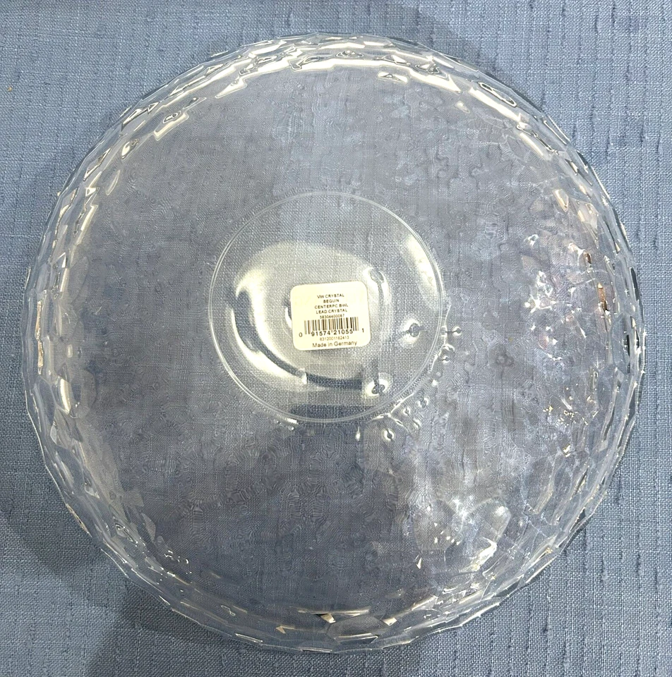 "Centro de mesa Wedgwood Vera Wang lentejuelas 13"" NUEVO Foto 4 de 4