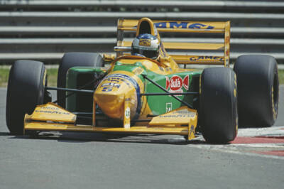 Michael Schumacher Germany Camel Benetton B193 Ford HB V8 duri- 1993 Old Photo 4