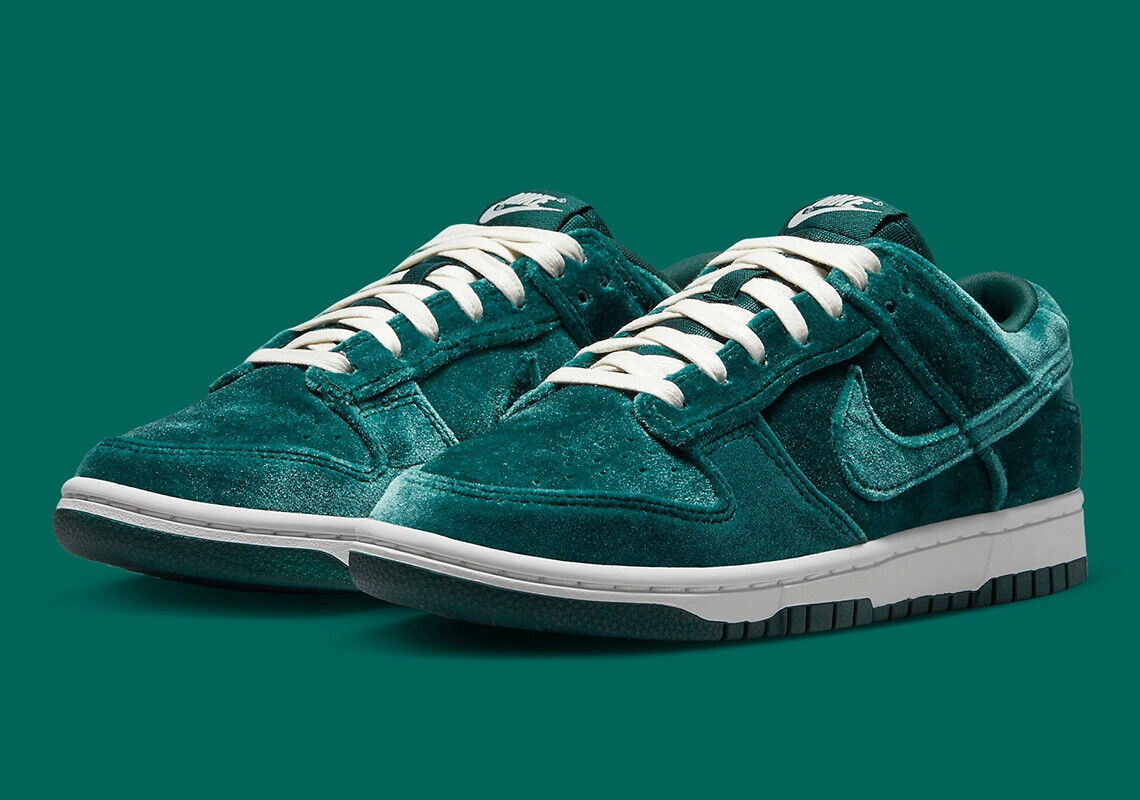 Nike Dunk Low 'Velvet Teal' Dark Atomic Sail DZ5224-300 Women's Sizes New