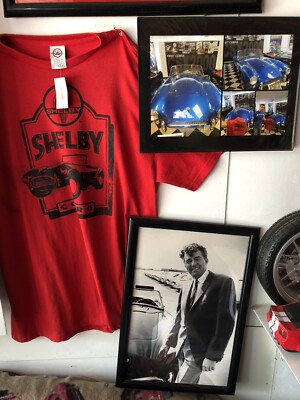 CSX2000 Carroll Shelby 1st  Cobra Very Rare DNA oil on Shirt From The Museum