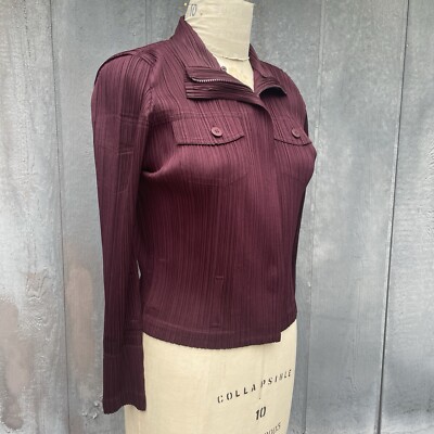 PLEATS PLEASE 中国風柄 柄物 ベスト トップス Vintage Issey