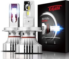 Katana H4/9003/HB2 LED Light Bulbs Dual Beam Pair 72W 12000LM 6500K Cool White