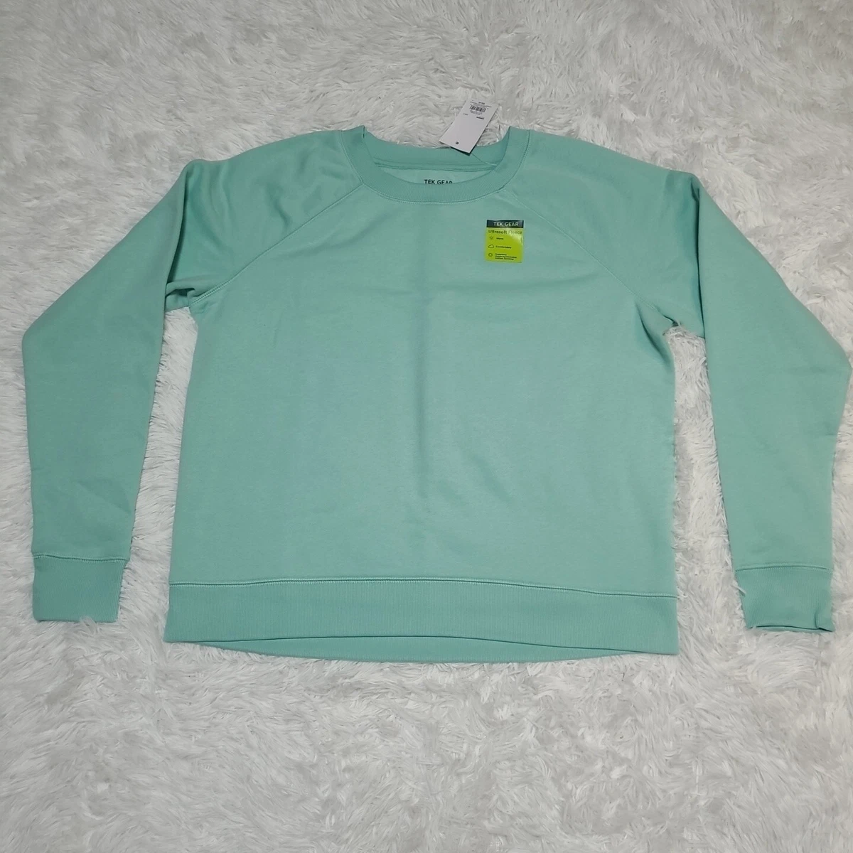 Women's tek gear crewneck thumb hole sweatshirt clearance