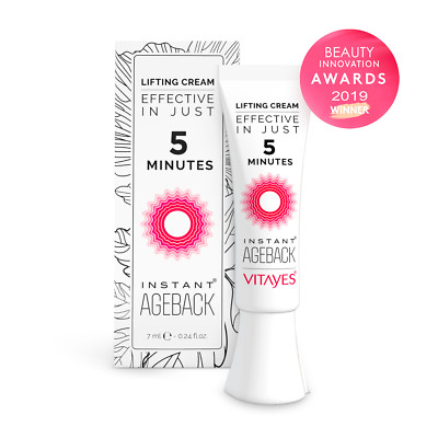 (NEW) VITAYES Instant Ageback Facelift Cream (7 ml Tube)