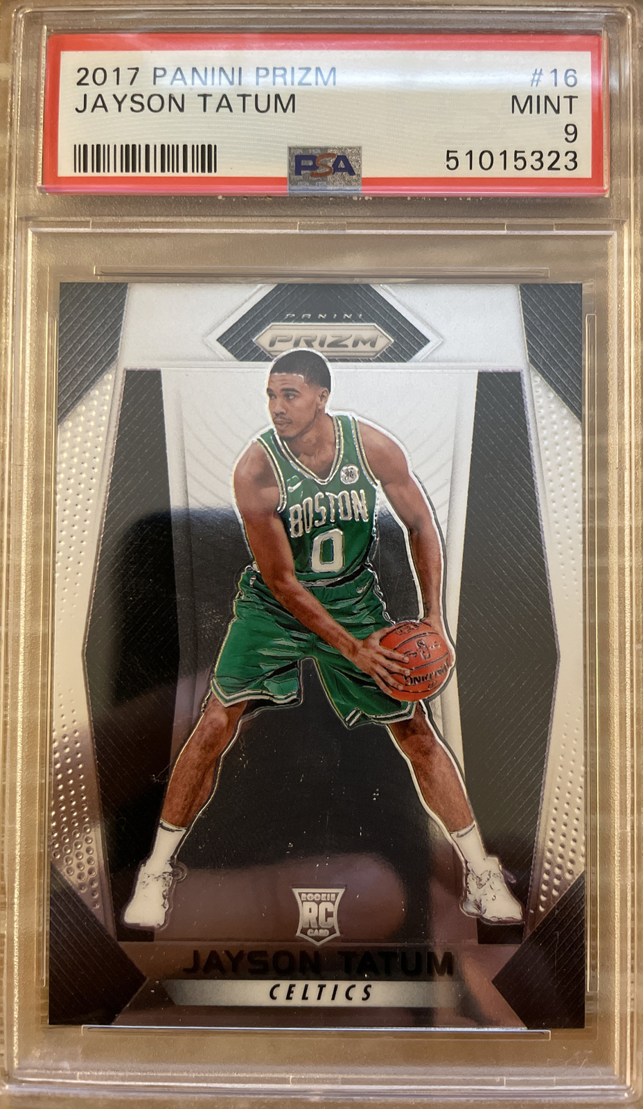 2017-18 Panini Prizm Jayson Tatum RC Rookie Celtics #16 Basketball PSA 9 MINT