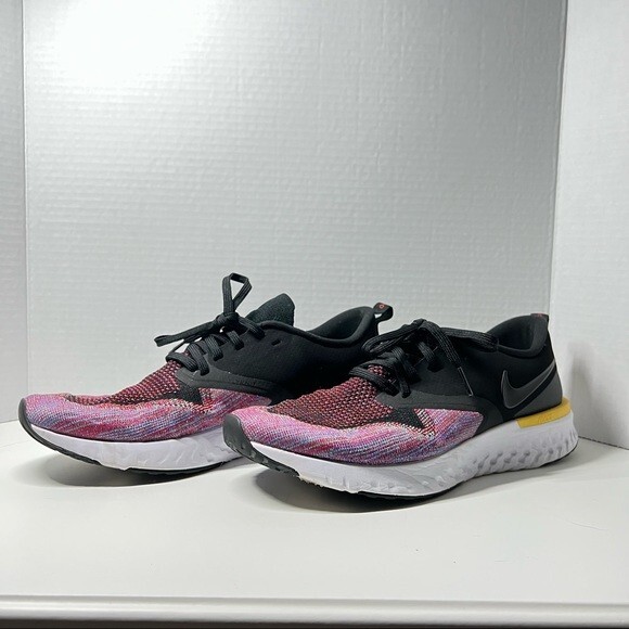 Nike Odyssey React Flyknit 2 Black Multi AH1015 005 Men display picture 2