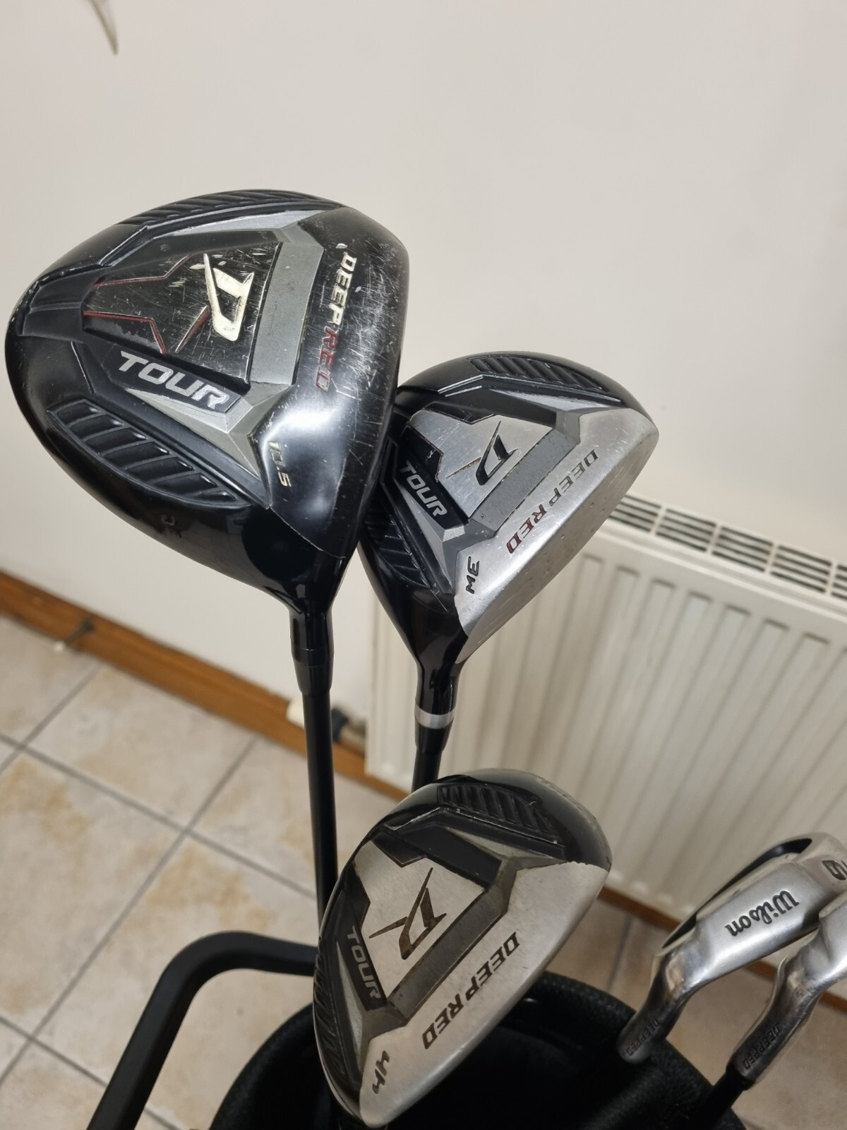 WIlson Deep Red Tour mens r/h Full golf club set. eBay