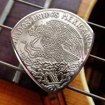 ZZ TOP Peso Plectrum- Mexican Coin Guitar Pick - Billy Gibbons - FREE SHIPPING