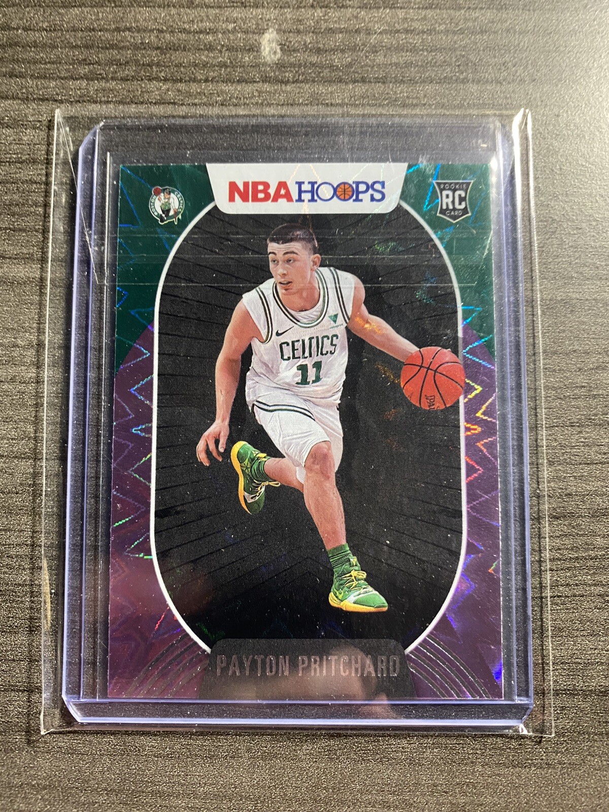 2020-21 Panini NBA Hoops  PAYTON PRITCHARD Purple Explosion RC Celtics B9