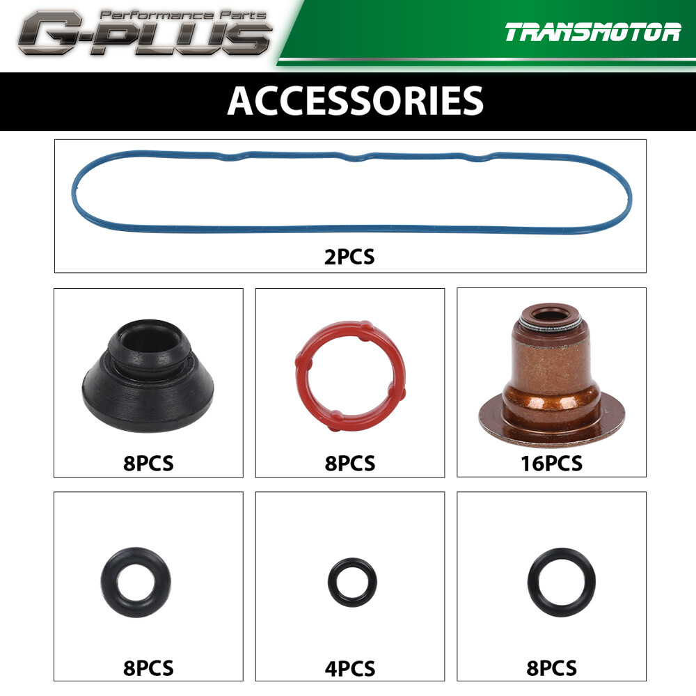 Fit For 08-11 Chevrolet Express Hummer GMC Savana 4.8 5.3 OHV Head Gasket Set