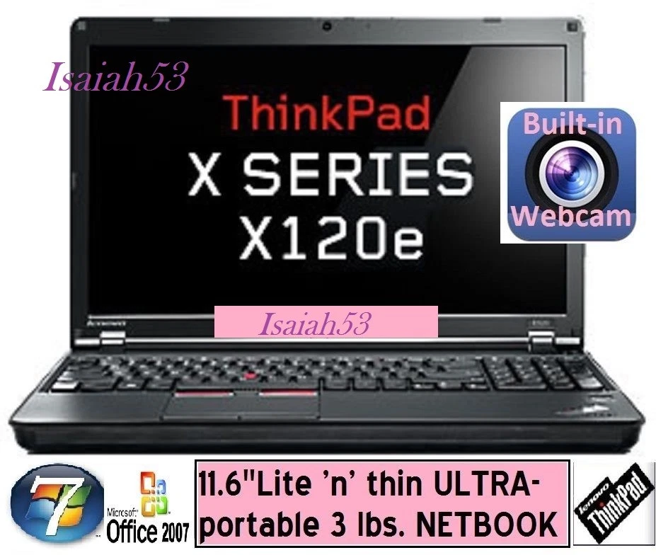Lenovo Thinkpad X120E PC Laptops & Netbooks for Sale - Shop New