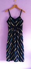 Urban Outfitters Dress size 0 Blue NWT Stripes 2 Pockets Retail $69
