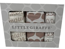 Little Giraffe Muslin Swaddle Baby Blankets Pink 3 Pack 40  x40  Newborn Infant