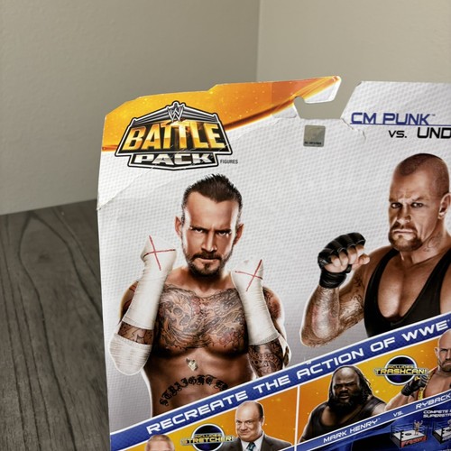 2013 Mattel WWE Battle Pack 6” Figures CM Punk & Undertaker Wrestlemania 29 NEW - Picture 9 of 17
