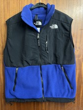 The North Face Denali Gilet Blue And Black - Size Medium