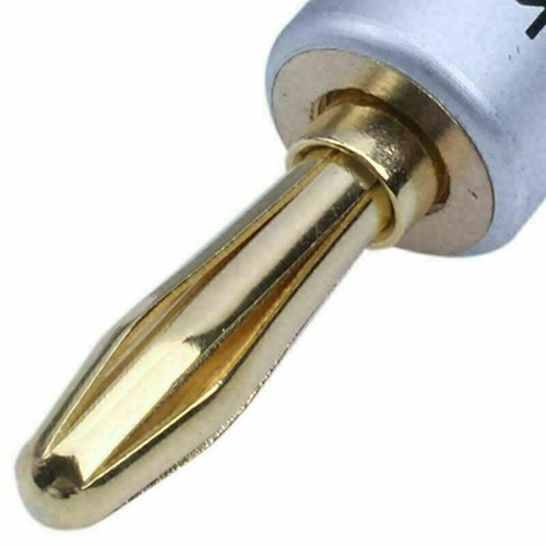 WG stk 24K oro Nakamichi altavoz conector banana conector de audio OL** - Imagen 6 de 6