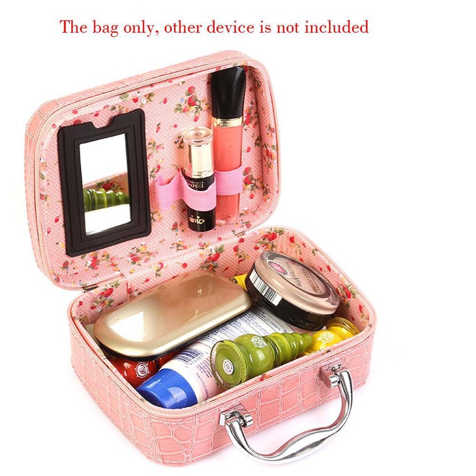 Small Square Solid Handbag Mirror Cosmetics Storage Bag Makeup Bags