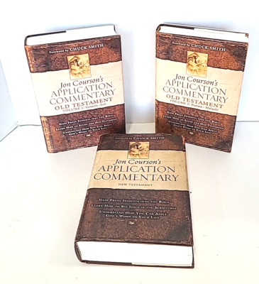 Jon Courson s Application Commentary New Testament + Vol. 1 and 2  3 HC Book Set