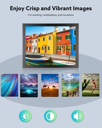 Eyoyo Mini 8 inch Computer PC Monitor Portable IPS LCD Screen With HDMI VGA AV - Picture 9 of 11