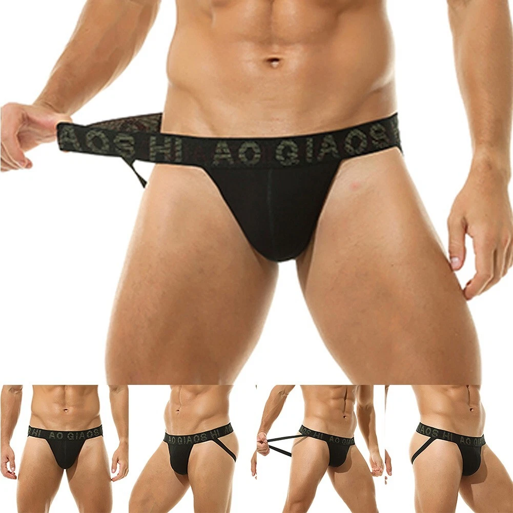 Homme Sexy Jockstrap sous-Vêtements Lingerie Slip String Culotte Caleçon