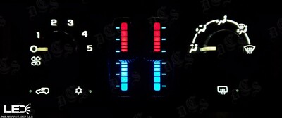03-06 GM YELLOW LED DIY UPGRADE KIT CLIMATE CONTROL SILVERADO