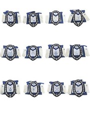 Masonic Blue Lodge Officer Aprons, Chain Collar with jewel,Glove Set Pack  of 12