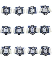 Masonic Blue Lodge Officer Aprons, Chain Collar with jewel,Glove Set Pack  of 12