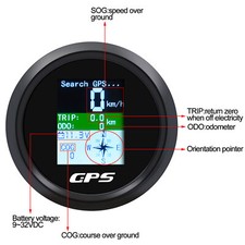85mm Digital Gps Speedometer Odometer Gauge For Car Boat Universal Kmh Mph Knot 85mm Digital Gps Speedometer Odometer Gauge For Car Boat Universal Kmh Mph Knot
