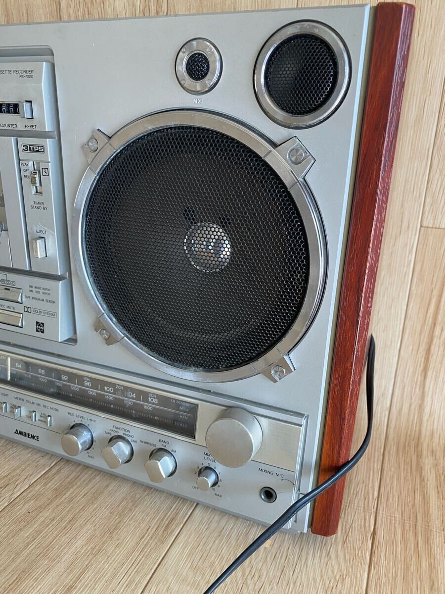 National RX-7000 FM/AM/FM Stereo Radio Cassette Recorder