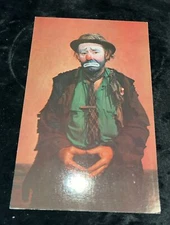 Emmett Kelly As Weary Willie, World Famous Clown, Circus Postcard