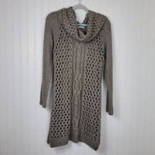 Maurices Gray Cowl Neck Sweater Dress with lining Women's SZ Large