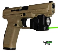 Green Rechargeable Laser & LED Light: Century Arms w/Rails Canik TP9 TP9SF TP9SA