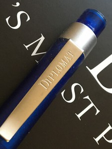 Dipolmat Blue Ballpoint Pen