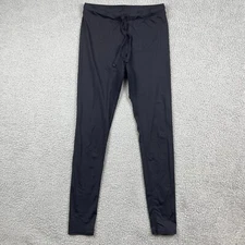 Alo Pants Womens Small Black Yoga Stretch Performance Drawstring READ