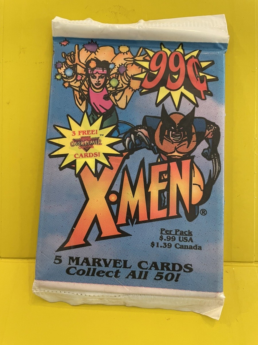 1987 MARVEL X-MEN FLEER SKYBOX BOOSTER 5 CARD PACK for sale online