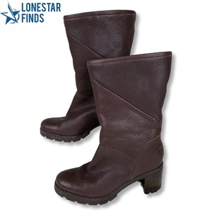 Ugg Australia Marrón Jessie del estirón Suela Resistente Al Agua Botas Taco  Forrado Talla 7 | eBay