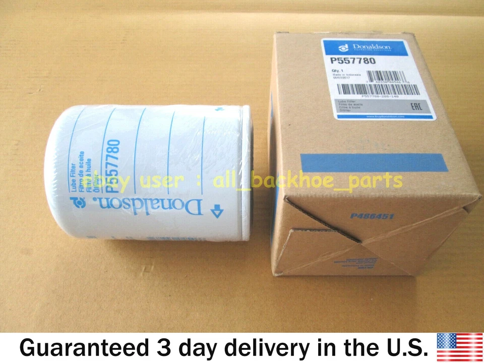 JCB BACKHOE - GENUINE DONALDSON OIL FILTER (PART NO. 02/100284 02/100284A) - Image 4 of 4