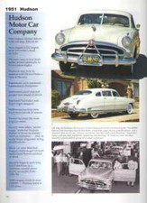 1951 Hudson Hornet Article - Must See 