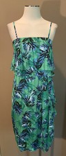 Banana Republic 6 S Sleeveless Floral Print Dress W Removable Straps