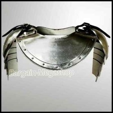 Medieval Gorget Spaulders Arm  Shoulder Set Re-enactment Knight Pauldrons