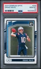 Drake Maye 2024 Panini Donruss Optic Rated Rookie PSA 10