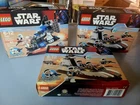 STAR WARS LEGO 7667 Imperial Dropship AND 2x 7668 Rebel Scout Speeder COMPLETE