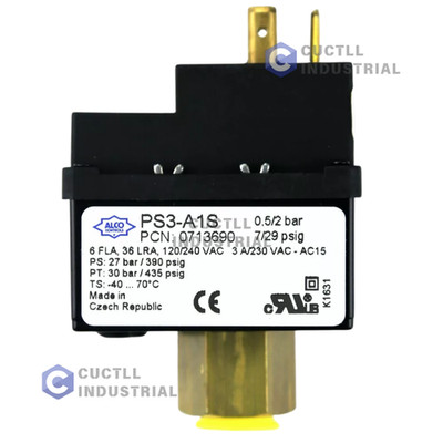  New Emerson Alco Pressure Switch PS3-A1S 0.5/2bar Free Delivery