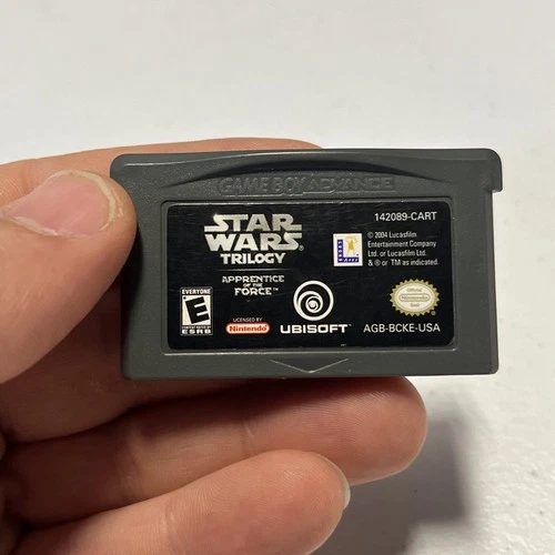 Star Wars Trilogy Apprentice Of The Force Nintendo Game Boy Advance GBA Tested