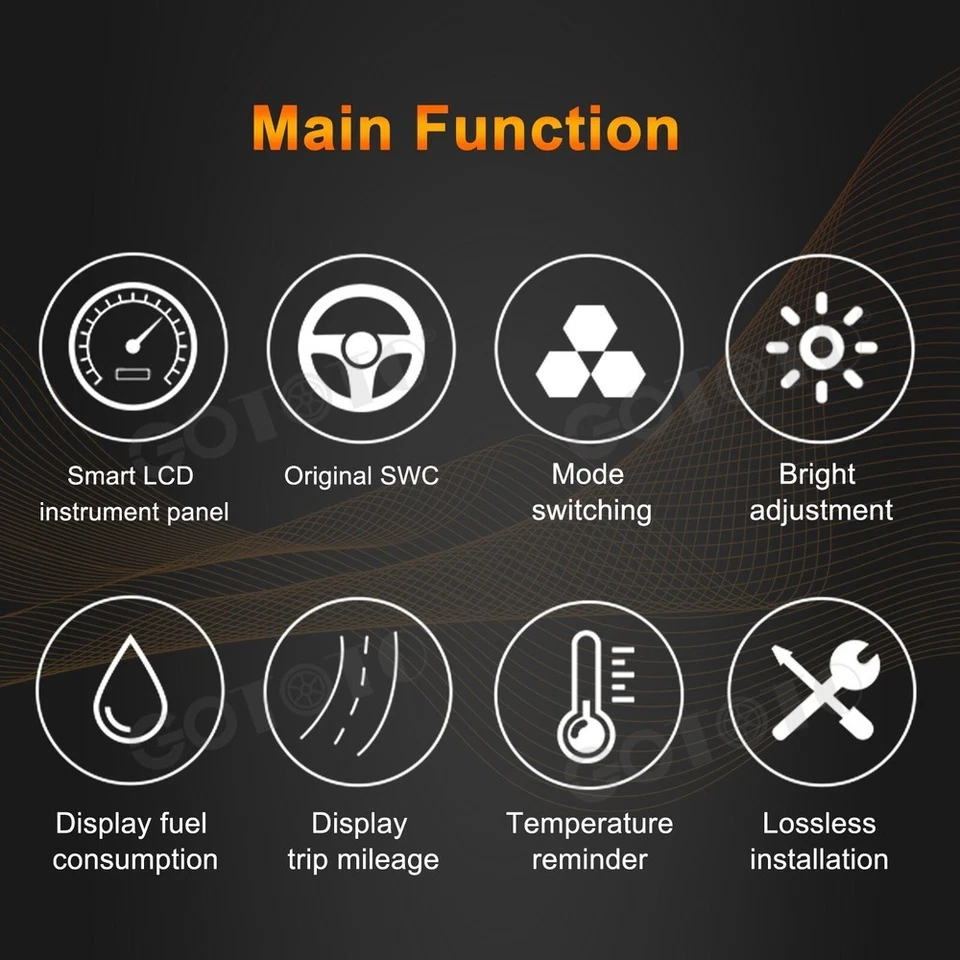 Ajuste para Lexus RX RX330 RX350 RX400 LCD instrumento digital cluster velocímetro - Imagem 3 de 4