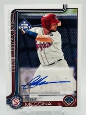 2025 Topps Pro Debut COLE MESSINA 1st Pro Debut Auto #PD-176 Rockies Prospect