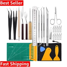 28-Piece Precision Vinyl Craft Tools Set for Weeding, Cutting, and DIY Projects