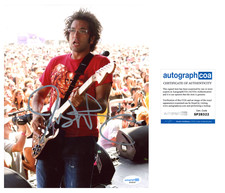Justin Pierre 'Motion City Soundtrack' Band Signed 8x10 Photo Lead Singer ACOA