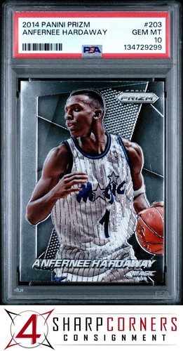 2014 PANINI PRIZM #203 ANFERNEE PENNY HARDAWAY PSA 10